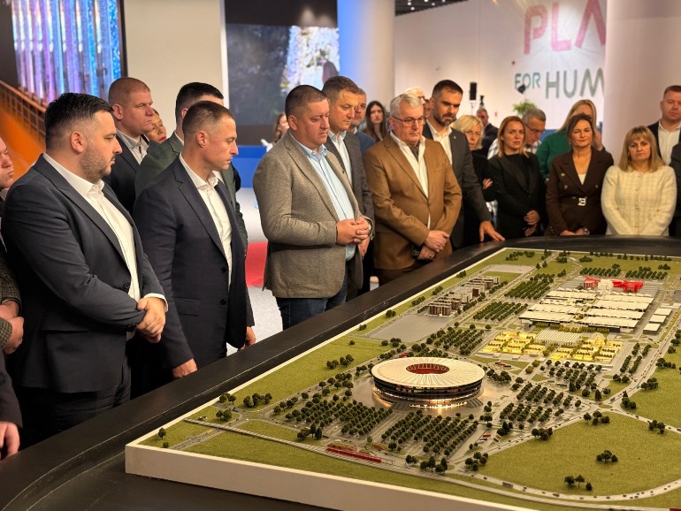 ПРЕДСЕДНИК ОПШТИНЕ БЕЛА ПАЛАНКА ГОРАН МИЉКОВИЋ НА САСТАНКУ СА ПРЕДСЕДНИКОМ ВЛАДЕ РЕПУБЛИКЕ СРБИЈЕ И МЕНАЏМЕНТОМ „EКСПO СРБИЈА 2027“